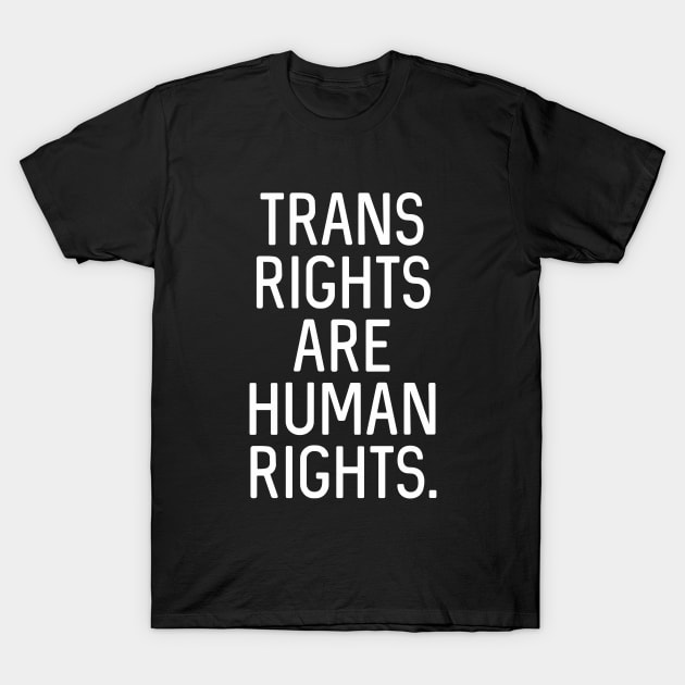 V1: Trans Rights Are Human Rights T-Shirt by Bri the Bearded Spoonie Babe